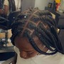 Large Knotless Braids