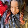 Shampoo and Style (RELAXED HAIR)