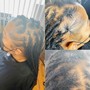 Long loc shampoo,retwist and style