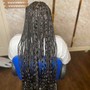 Tribal Braids with Box Braids