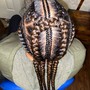 Tribal Braids with Box Braids