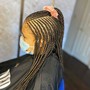 Tribal Braids with Box Braids