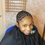 Tribal Braids with Box Braids