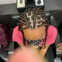 Natural French Braids W/ design