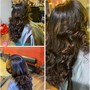 Natural Hair Silk Press(Long hair)