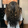 Long bond in with curls