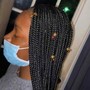 Small feed in braids