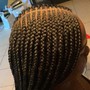 Small feed in braids