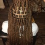 Small Boho Knotless Braids