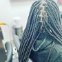 Large Knotless Braids