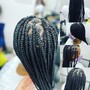 Large Knotless Braids