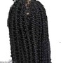 Crochet braids faux Loc Extensions individual wrap method