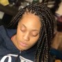 Large goddess box braids