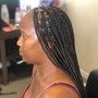 Medium Knotless braids