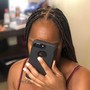 Medium Knotless braids