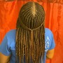 Knotless bohemian Senegalese twist