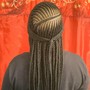 Knotless bohemian Senegalese twist