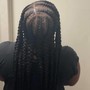 Small three layer feed in braids