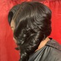 Quick Weave with leave out