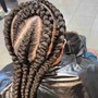 Knotless braids