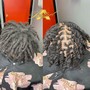 Locs tips bleach