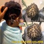 Loc Coloring (Tips) (no roots) (Shorter length)