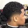 Fade Haircut with Enhancements