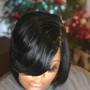 Weave with netting 4 to 5 bundles