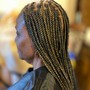 Jumbo knotless Box Braids