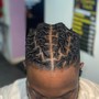 Straight back cornrows