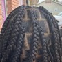 Individual faux locs