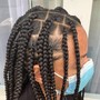 Individual faux locs