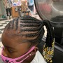 Natural hair Box Braids