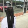 Med-large knotless braids hair included