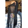 Smedium Knotless braids ( (Bring 3 packs of xpression pre-stretched ))