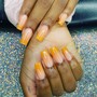 Dry Pedi w/Gel Polish