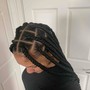 Medium box braids