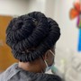 Detailed/Updo Loc Style