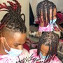 Kid's stitch Braids natural hair