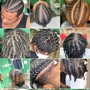 2  Men/young boys Braids