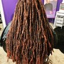 Medium butterfly  locs- shoulder length