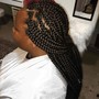 Large Box Braids/ Waist Length