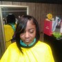 Natural Sew In WITH hair out