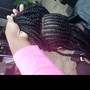 Medium  Box Braids( Back Length)