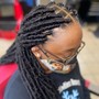 Medium loc Retwist ( Half-head )