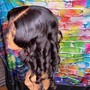 Extended ponytail with bundles