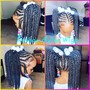 Knotless braids medium singles