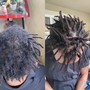 Distress locs long