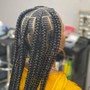 Small braids to the back