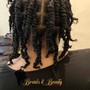 Knotless braids fullness